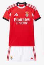 T-shirt e Pantaloncini per Bambino Benfica Home 25/26
