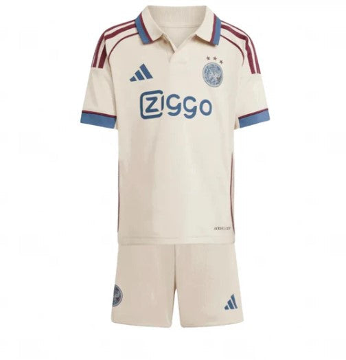 T-shirt e Pantaloncini per Bambino Ajax Away 25/26