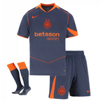 T-shirt e Pantaloncini per Bambino Inter Third 25/26 - Con Calzettoni