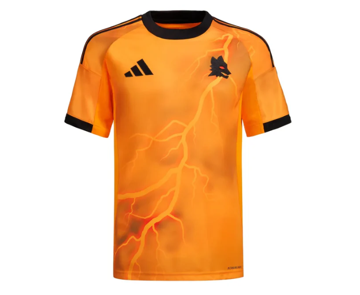 T-shirt e Pantaloncini Bambino AS Roma Away 2025/26 - Con Calzettoni