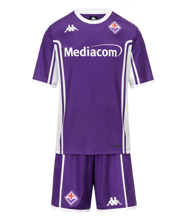 T-shirt e Pantaloncini per Bambino ACF Fiorentina Home 25/26