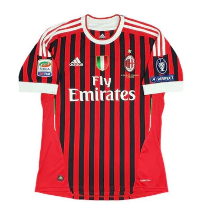 Maglia Retro AC Milan 11/12 - Con Patch e Scudetto