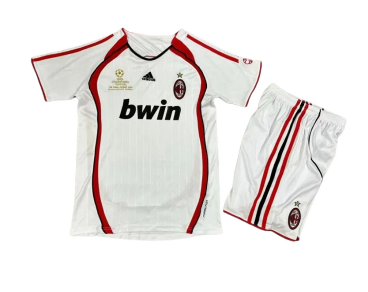 T-shirt e Pantaloncini per Bambino A.C Milan Retro 06/07