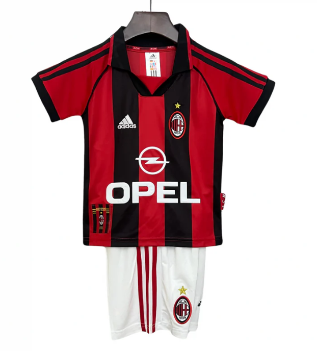 T-shirt e Pantaloncini per Bambino A.C Milan Retro 98/99