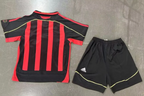T-shirt e Pantaloncini per Bambino A.C Milan Retro 06/07
