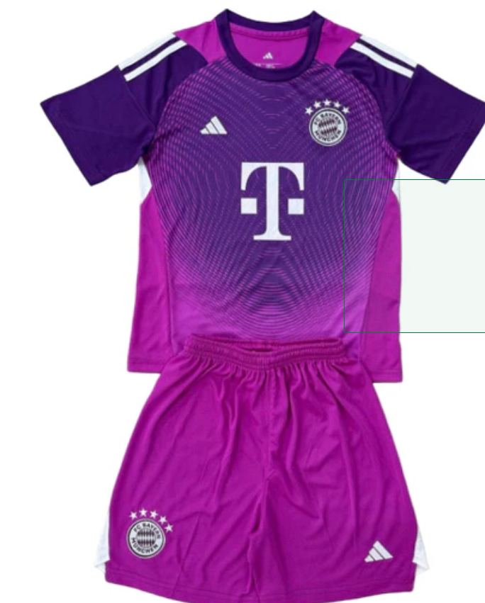T-shirt e Pantaloncini per Bambino Bayern Monaco Portiere 25/26