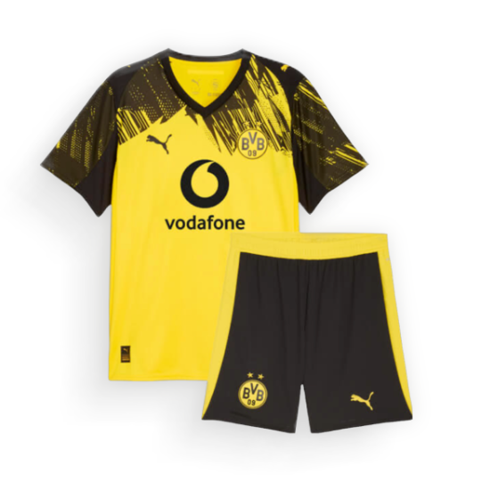 T-shirt e Pantaloncini Bambino Borussia Dortmund Home 2025/26
