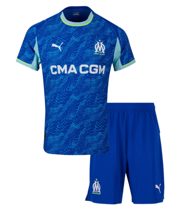 T-shirt e Pantaloncini per Bambino Olympique de Marseille Third 25/26
