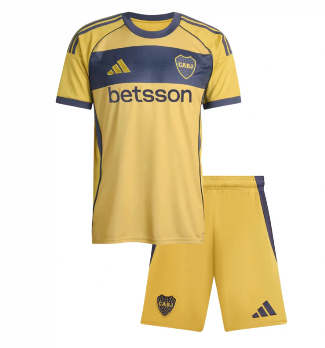 T-shirt e Pantaloncini per Bambino Boca Juniors Away 25/26