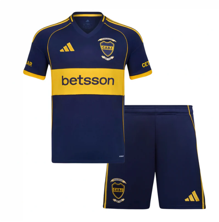 T-shirt e Pantaloncini per Bambino Boca Juniors Home 25/26