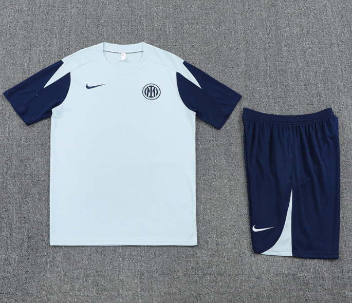 Maglia e Pantaloncini da Allenamento per Bambino Inter 25/26