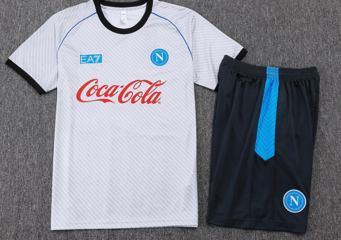 Maglia e Pantaloncini da Allenamento per Bambino SSC Napoli 25/26
