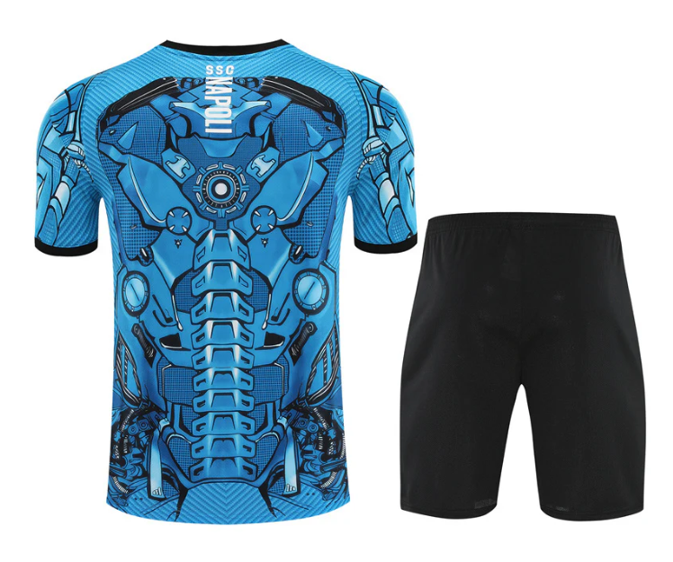 Maglia e Pantaloncini da Allenamento per Bambino SSC Napoli 25/26