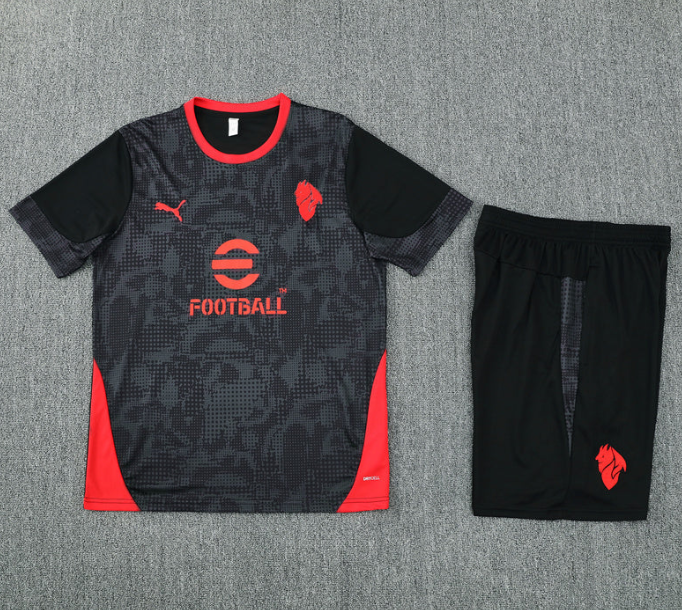 Maglia e Pantaloncini da Allenamento per Bambino AC Milan 25/26