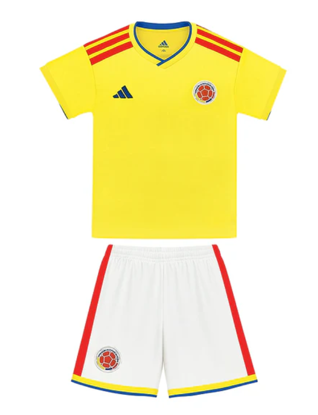 Maglia e Pantaloncini Corto Colombia Home 26/27