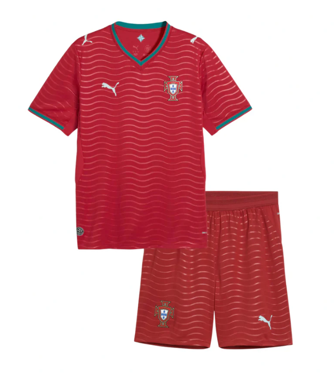 Maglia e Pantaloncini Corto Portogallo Home 26/27
