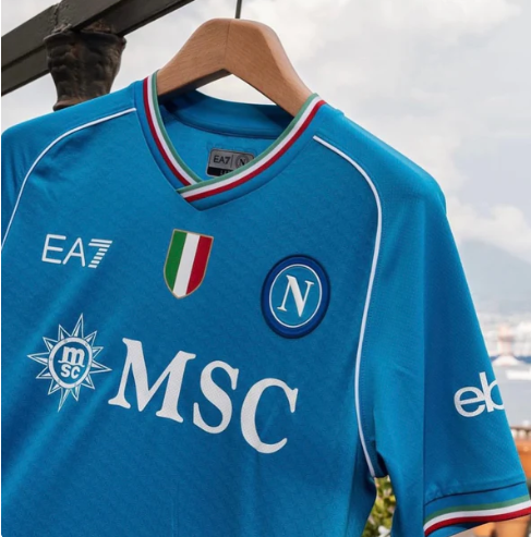SSC Napoli Maglia Gara Home 23/24 - Con Scudetto