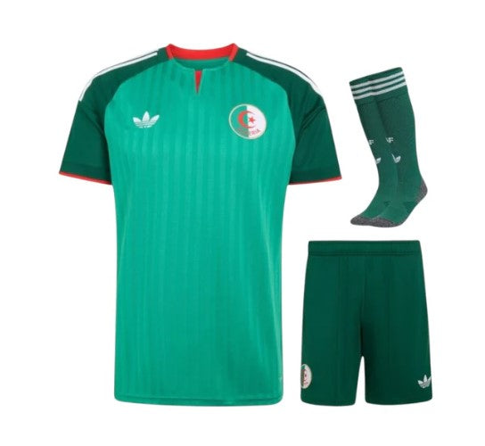 T-shirt e Pantaloncini Bambino Algeria Away 2026/27 - Con Calzettoni