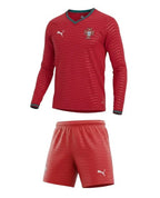 T-shirt manica lunga e Pantaloncini Bambino Portogallo Home 2026/27