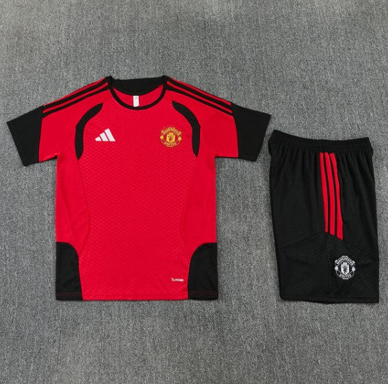 Maglia e Pantaloncini da Allenamento Bambino Manchester United Home 26/27
