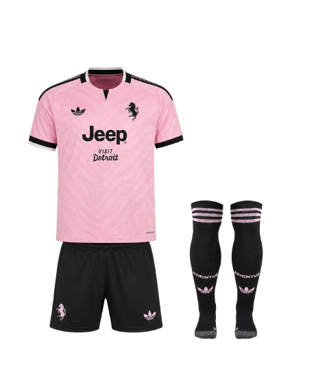T-shirt e Pantaloncini Bambino Juventus Away 26/27 - Con Calzettoni