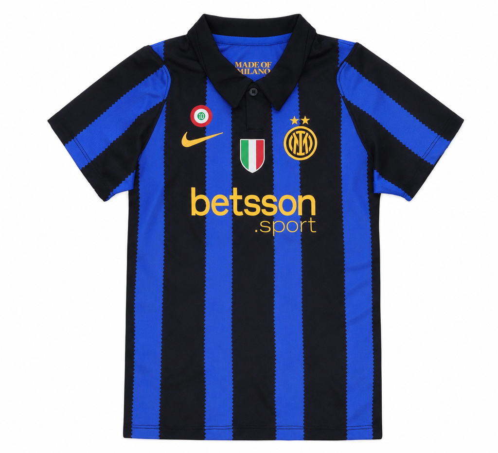 T-shirt e Pantaloncini Bambino Inter Home 2026/27 - Con Scudetto + Coccarda