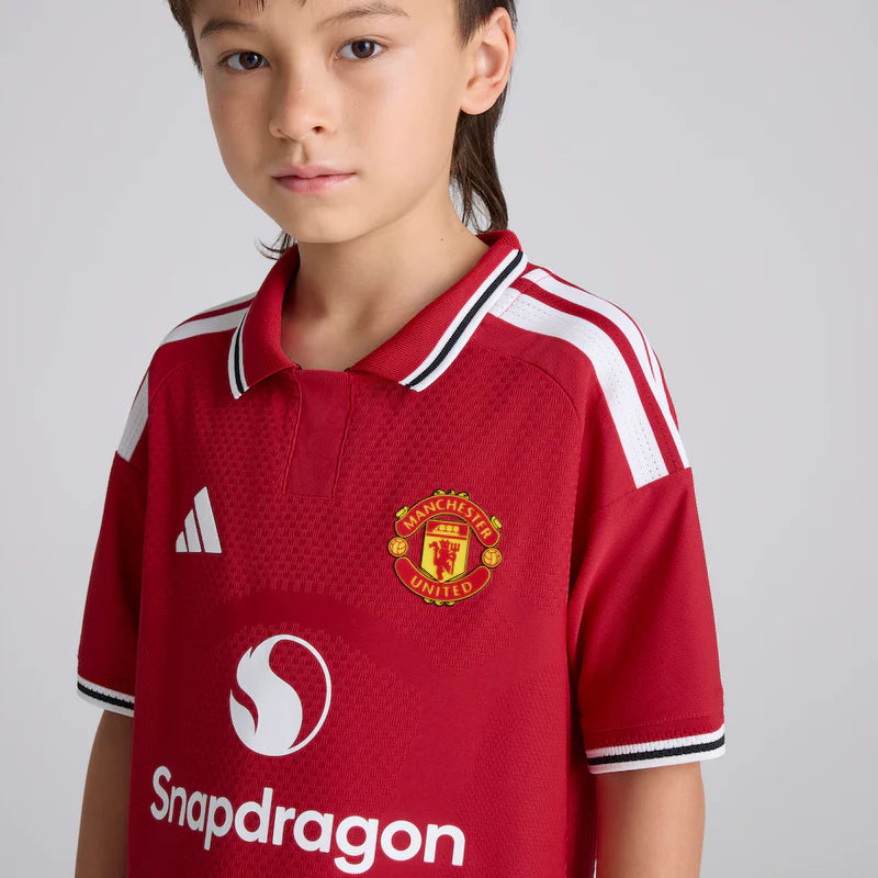 T-shirt e Pantaloncini Bambino Manchester United Home 2026/27