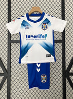 T-shirt e Pantaloncini per Bambino CD Tenerife Home 24/25 -  Con Patch LaLiga