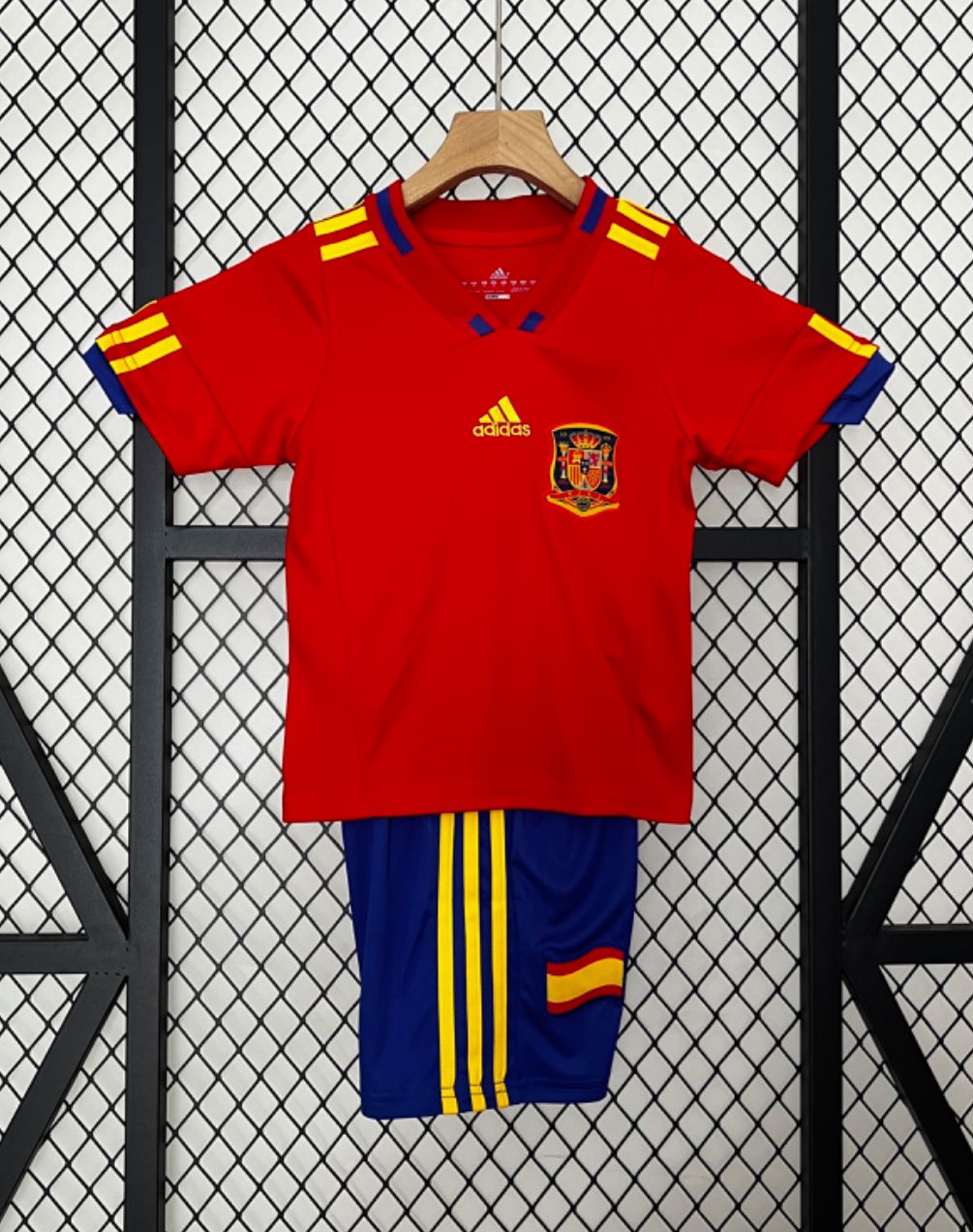 T-shirt e Pantaloncini per Bambino Spagna Home - Retro 2010