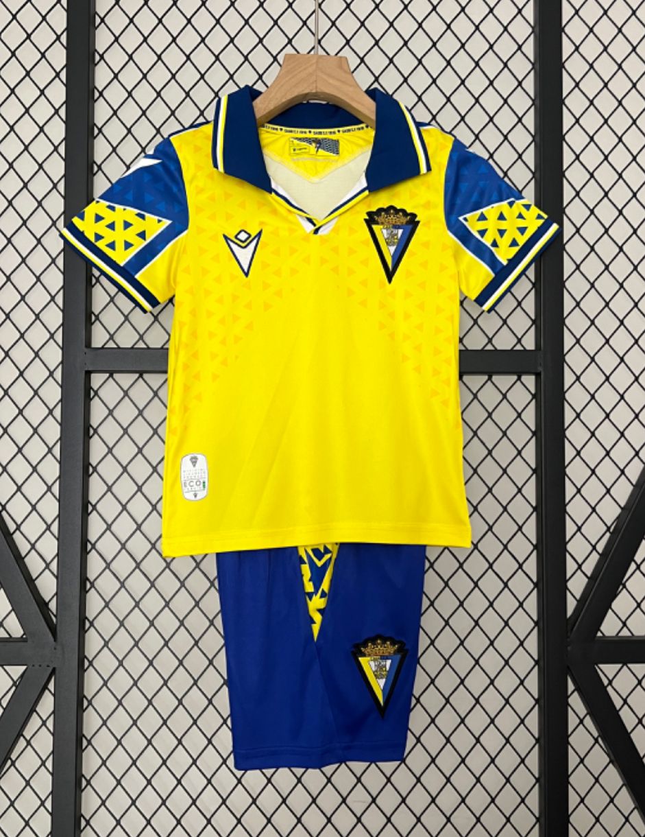 T-shirt e Pantaloncini per Bambino Cádiz CF Home 24/25