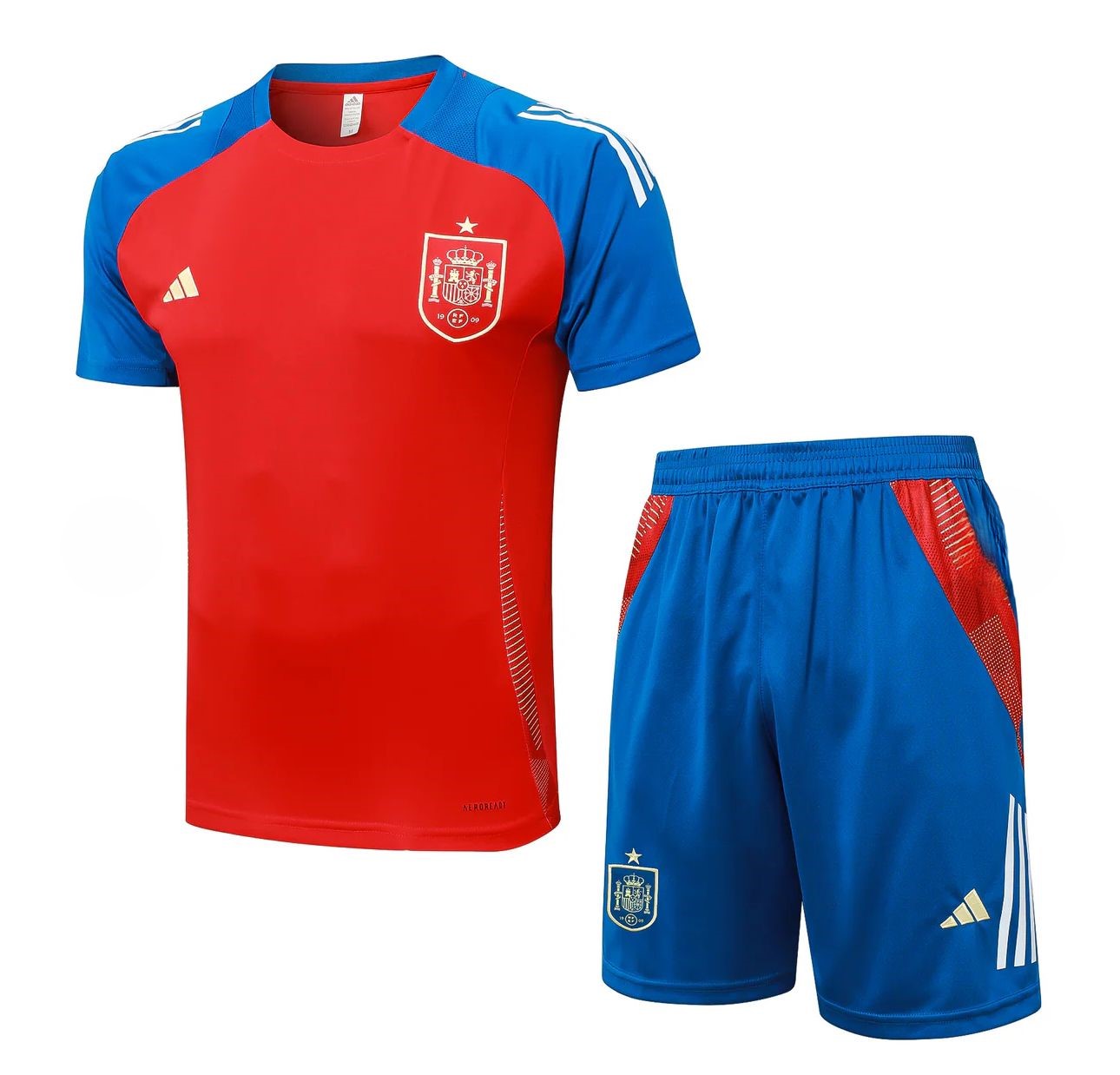 Maglia e Pantaloncini da Allenamento Spagna