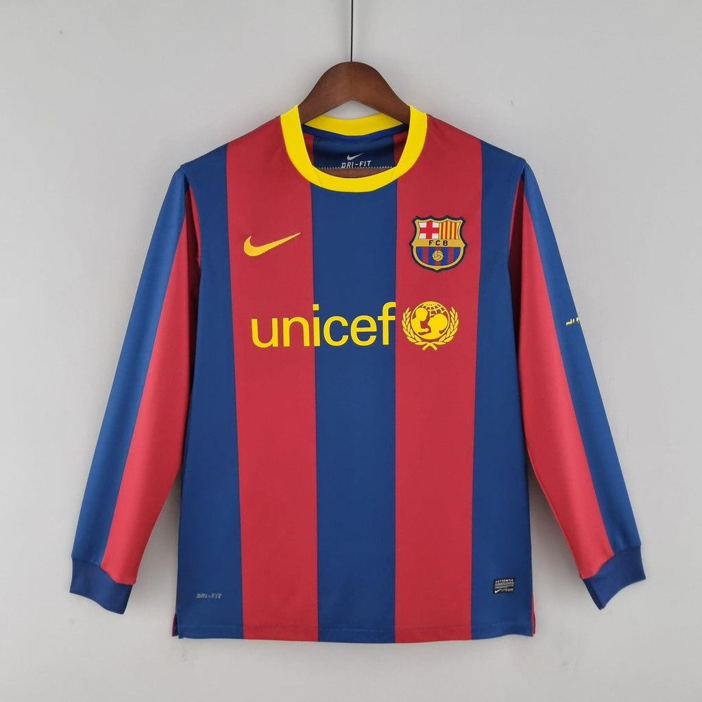 Maglia FC Barcelona Manica Lunga - Retro 2010/2011
