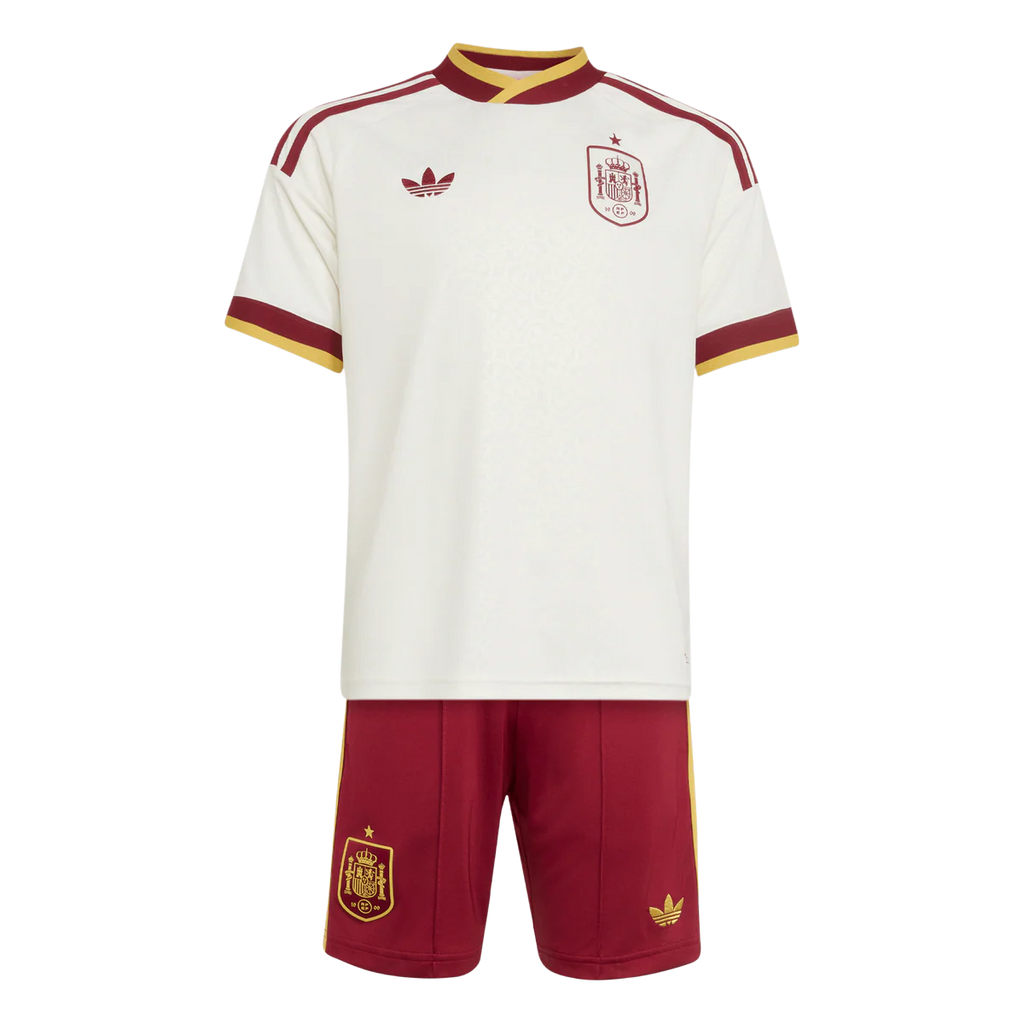 Maglia e Pantaloncini Bambino Spagna Away 26/27
