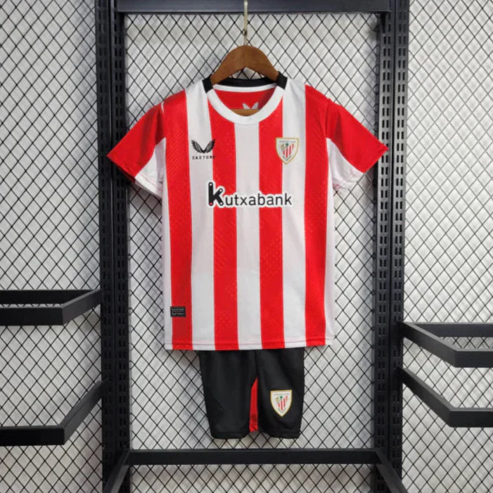 T-shirt e Pantaloncini per Bambino Athletic Club Bilbao Home 24/25