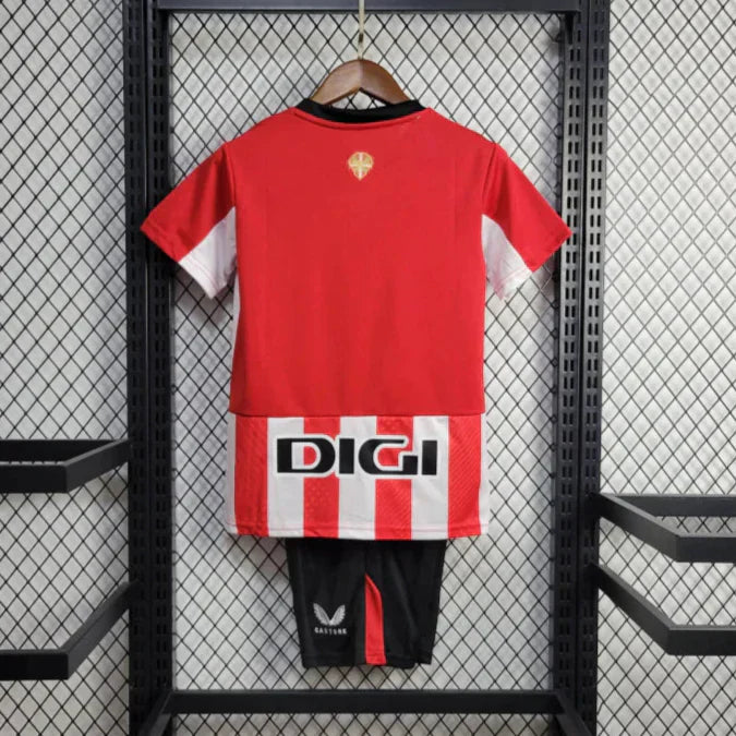 T-shirt e Pantaloncini per Bambino Athletic Club Bilbao Home 24/25