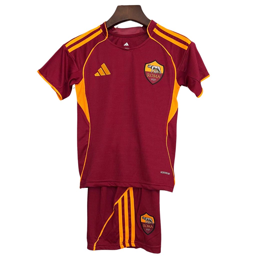 T-shirt e Pantaloncini Bambino AS Roma Home 2025/26