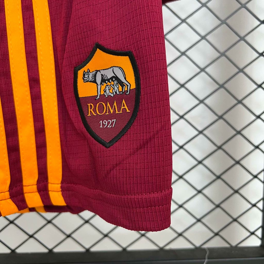 T-shirt e Pantaloncini per Bambino AS Roma Home 25/26