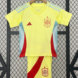 T-shirt e Pantaloncini per Bambino Espagna Away 24/25