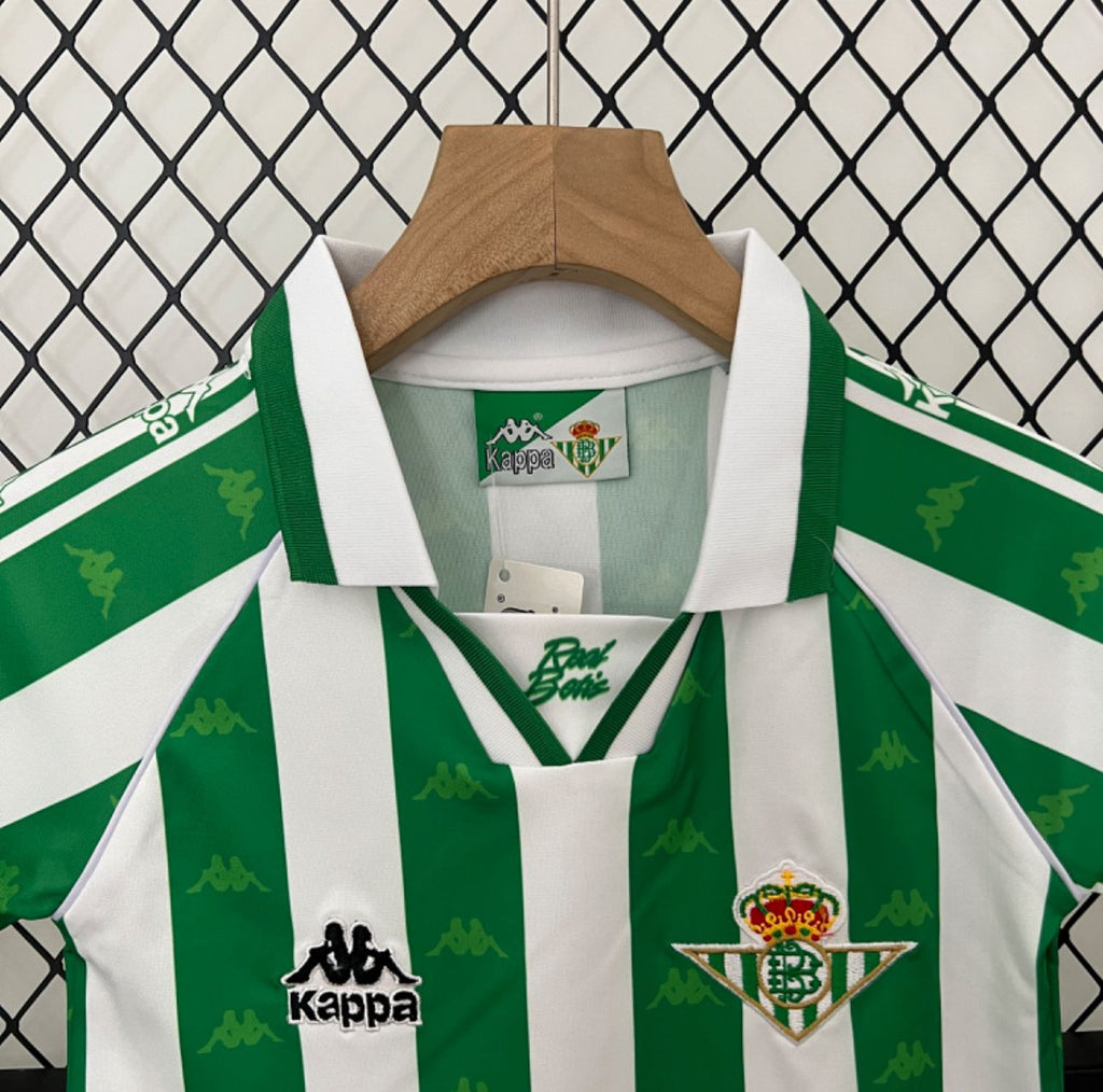 T-shirt e Pantaloncini per Bambino Real Betis Home - Retro 95/97