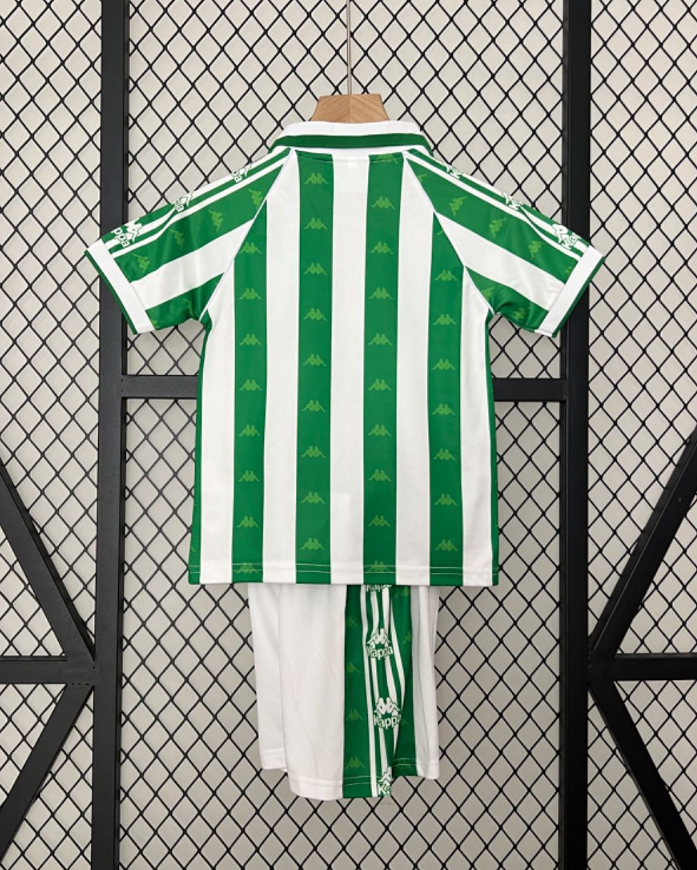 T-shirt e Pantaloncini per Bambino Real Betis Home - Retro 95/97