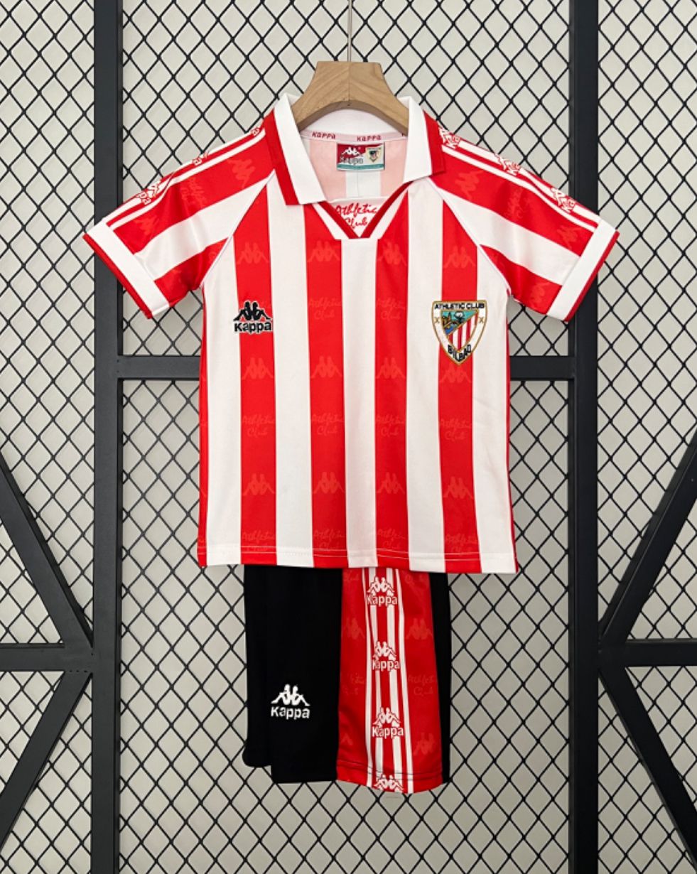 T-shirt e Pantaloncini per Bambino Athletic Club Bilbao Retro 1995/1997