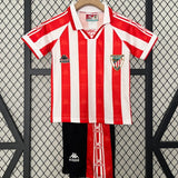 T-shirt e Pantaloncini per Bambino Athletic Club Bilbao Retro 1995/1997
