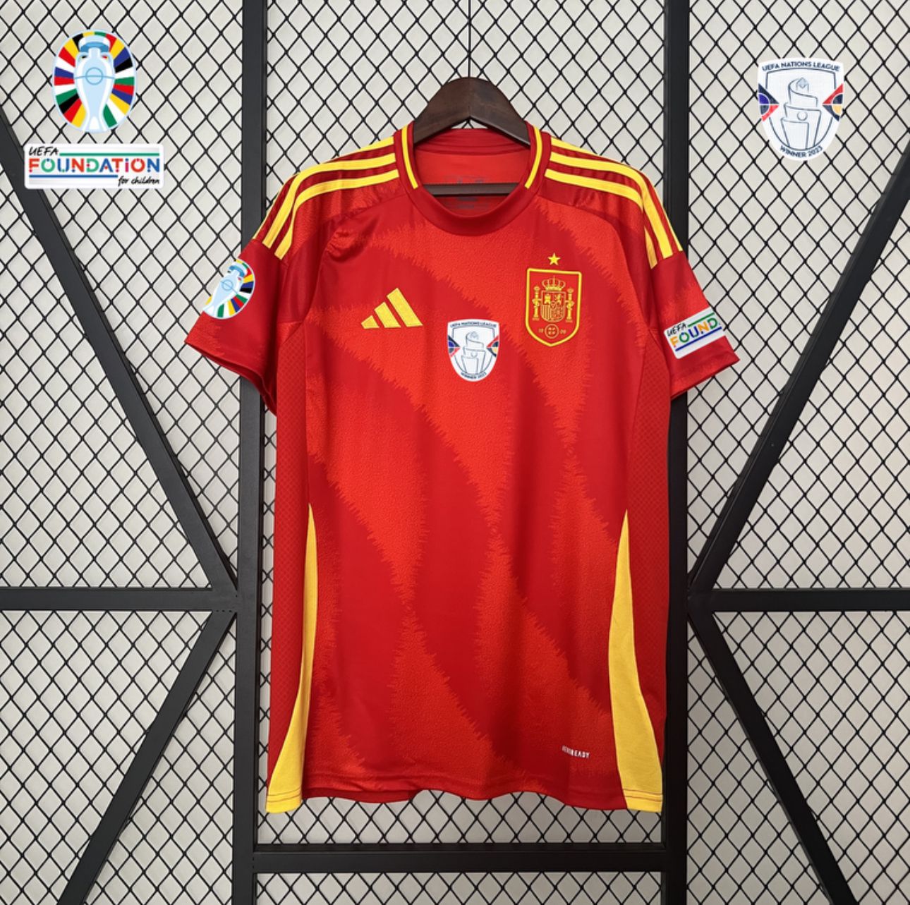 Maglia Spagna Home 24/25 - Con Patch UCL