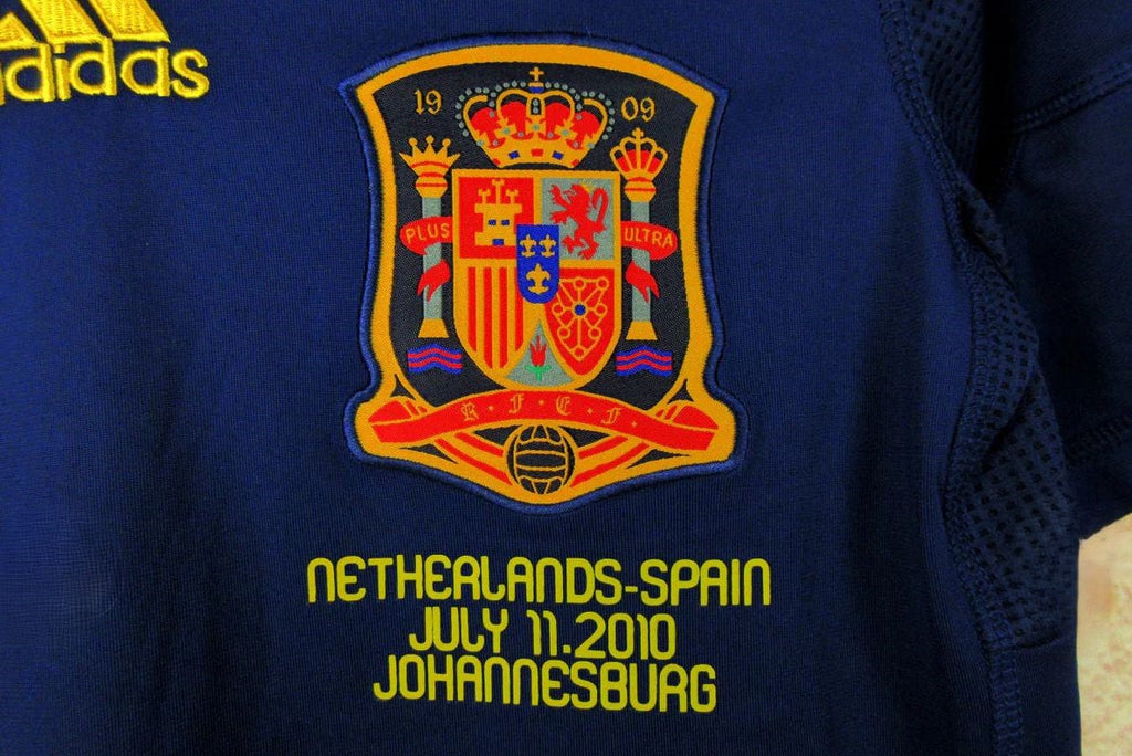 Maglia Spagna Retro Away 2010 - Con Patch