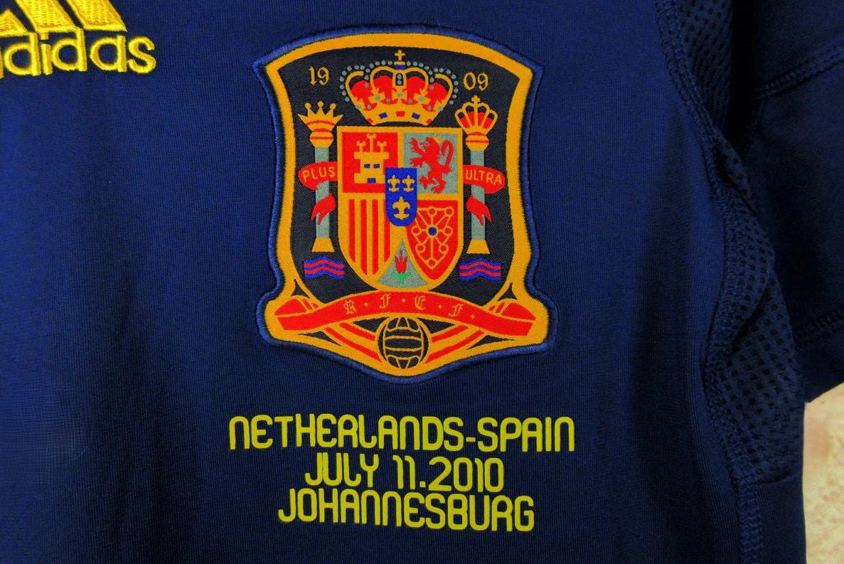 Maglia Spagna Retro Away 2010 - Con Patch