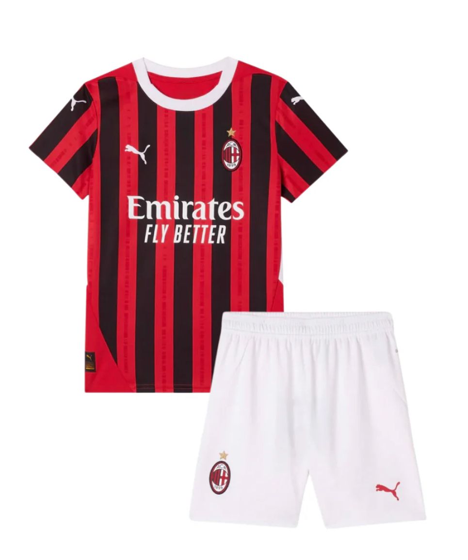 T-shirt e Pantaloncini per Bambino AC Milan Home 24/25