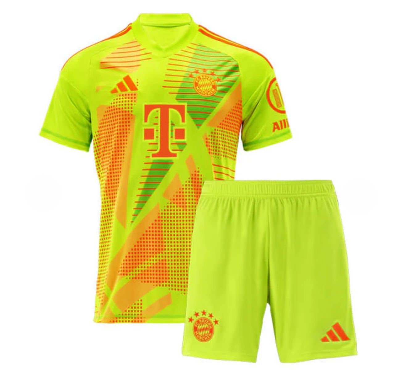 T-shirt e Pantaloncini per Bambino Bayern Monaco Portiere 24/25