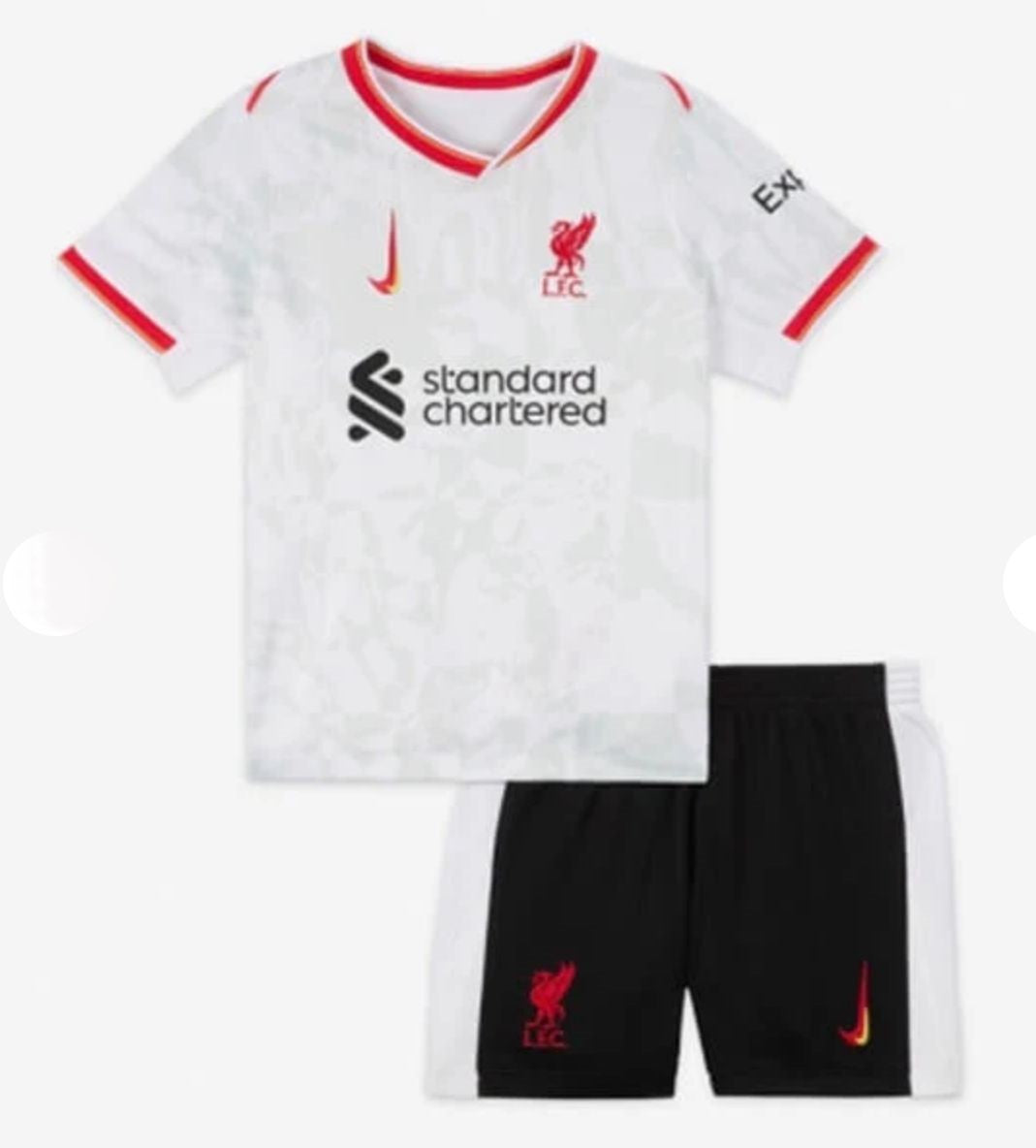 T-shirt e Pantaloncini per Bambino Liverpool Third 24/25