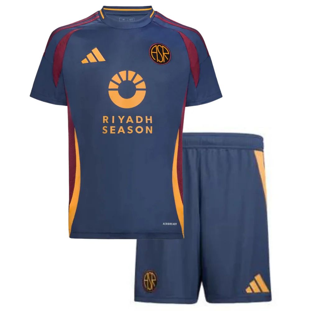 T-shirt e Pantaloncini per Bambino AS Roma Third 24/25