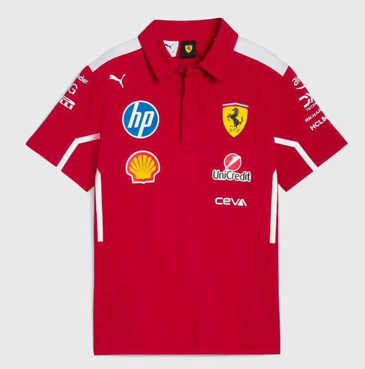 Maglia F1 Ferrari Team 2025 - Polo